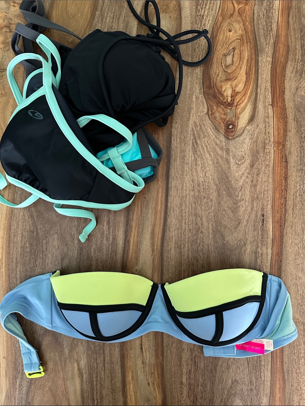 Victoria’s Secret OP XHILARATION Champion 5 LARGE BIKINI TOPS good cond bundle - Picture 15 of 17